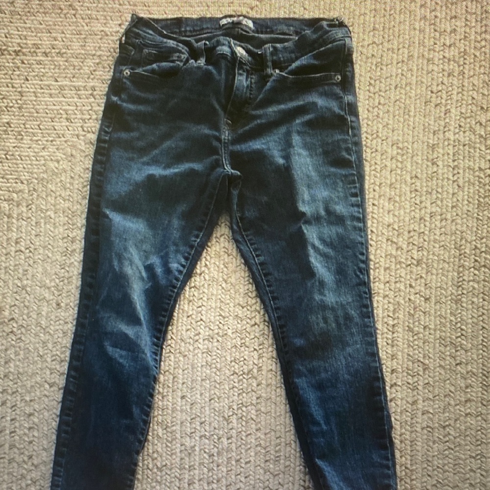 Lucky Brand Women's Skinny Jeans in Dark Blue Wash